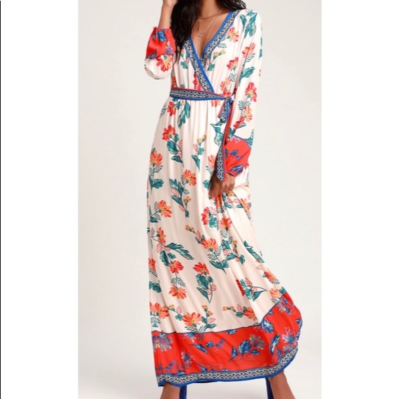long sleeve occasion maxi dress